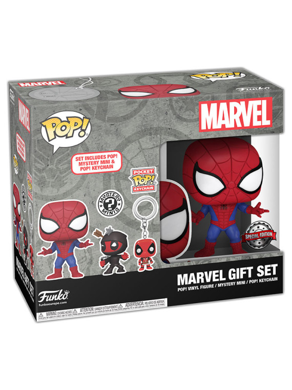 Funko pops gift set marvel retail box