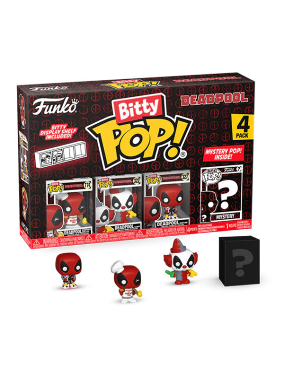 Funko bitty pop 4 pack deadpool bbq master