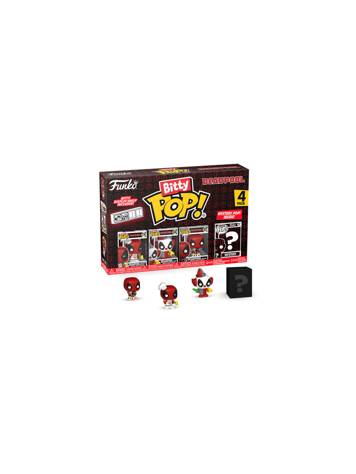 Funko bitty pop 4 pack deadpool bbq master