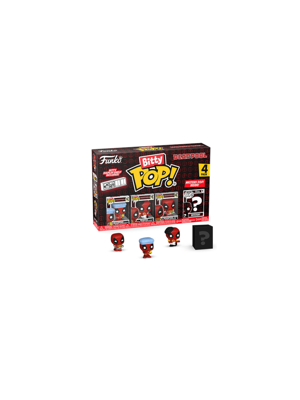Funko bitty pop 4 pack deadpool bathtime