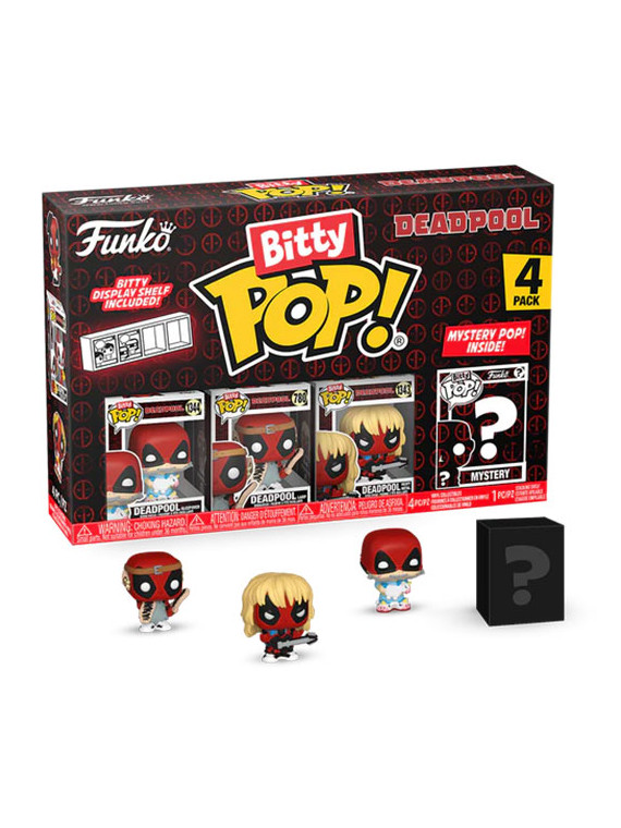 Funko bitty pop 4 pack deadpool sleepover