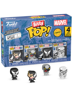 Funko bitty pop 4 pack marvel spider-man venom