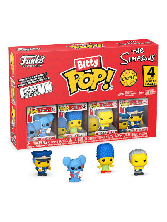 Funko bitty pop 4 pack the simpsons itchy