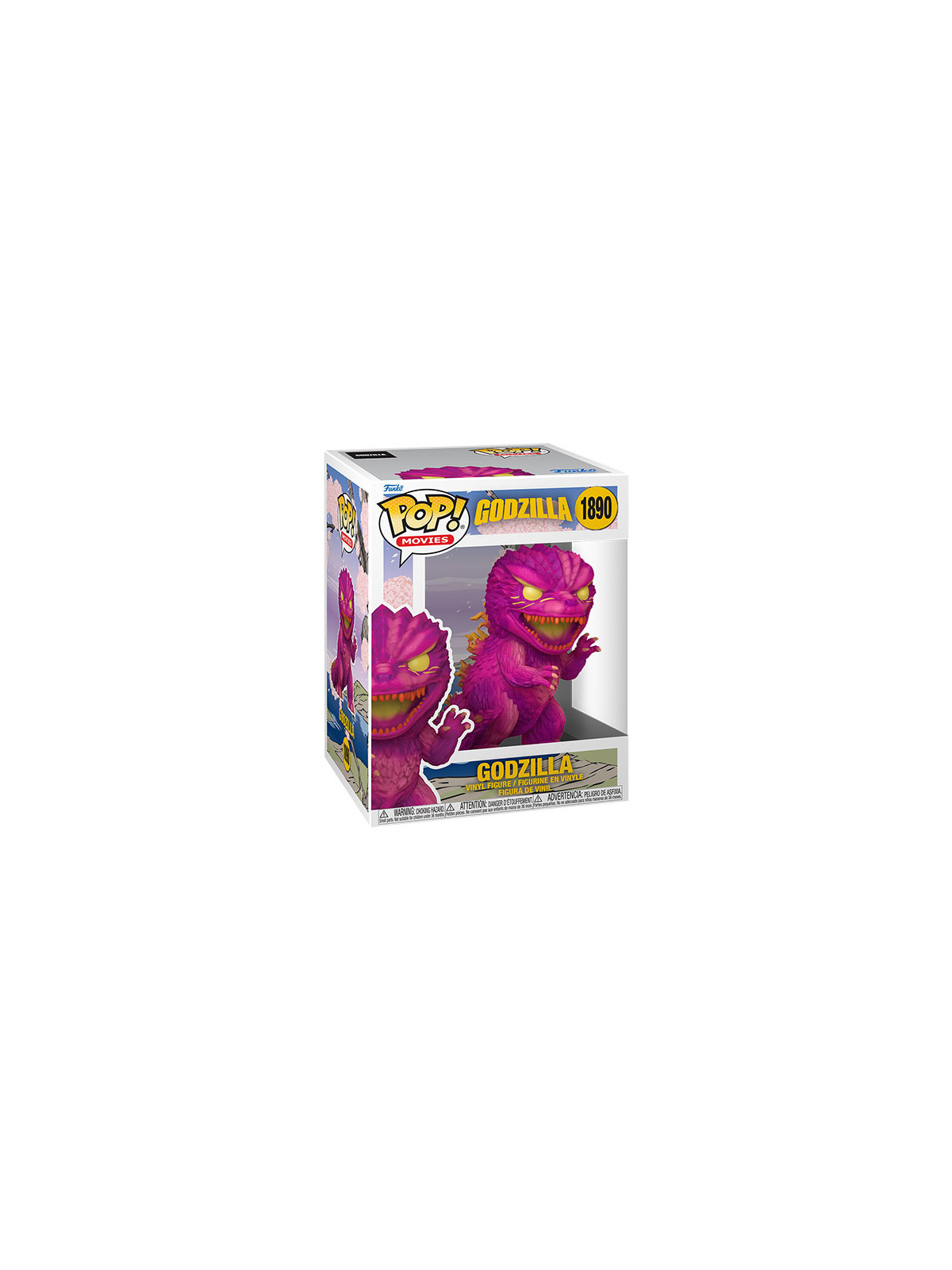 Funko pops godzilla retro-futurism godzilla (pink) 1890