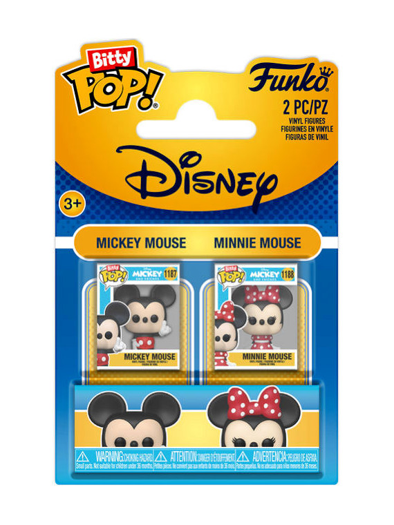 Funko bitty pop 2 pack disney mickey & minnie mouse