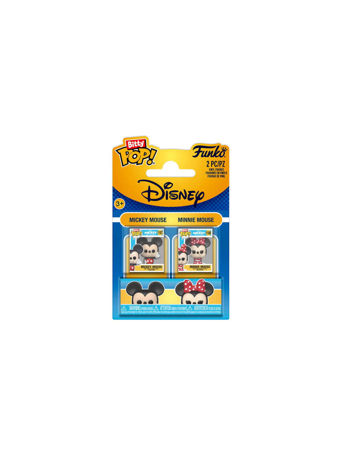 Funko bitty pop 2 pack disney mickey & minnie mouse