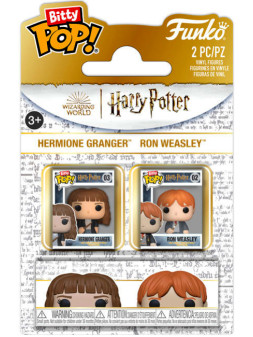 Funko bitty pop 2 pack harry potter hermione & ron weasley
