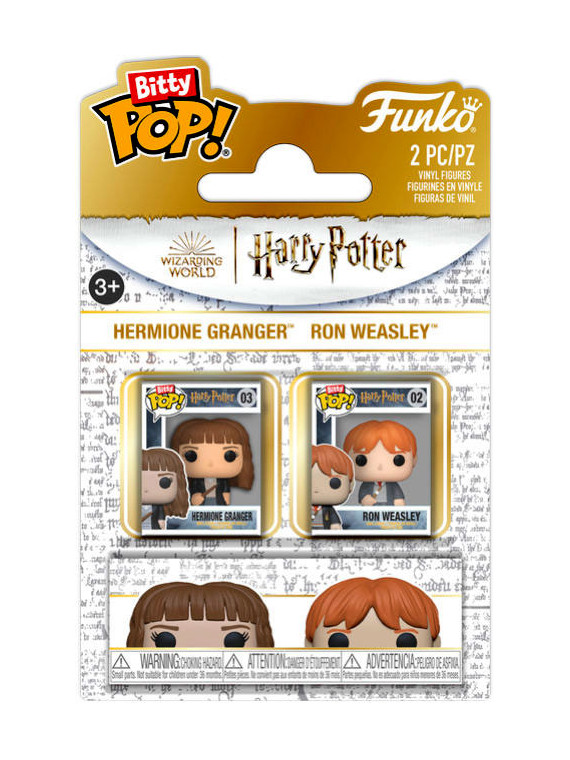 Funko bitty pop 2 pack harry potter hermione & ron weasley