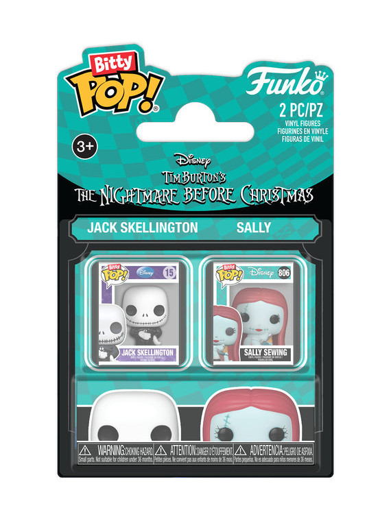 Funko bitty pop 2 pack nightmare b.c. jack & sally