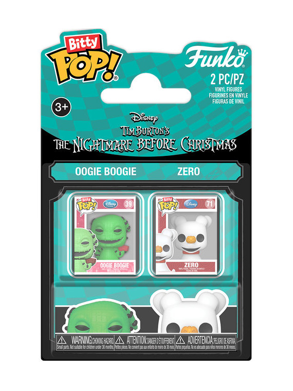 Funko bitty pop 2 pack nightmare b.c. oogie boogie & zero
