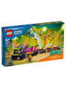 City stuntz stunt truck sfida dell'anello di fuoco - 60357