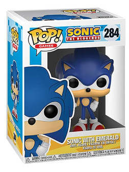 Funko pop sonic the hedgehog sonic w-emerald 284