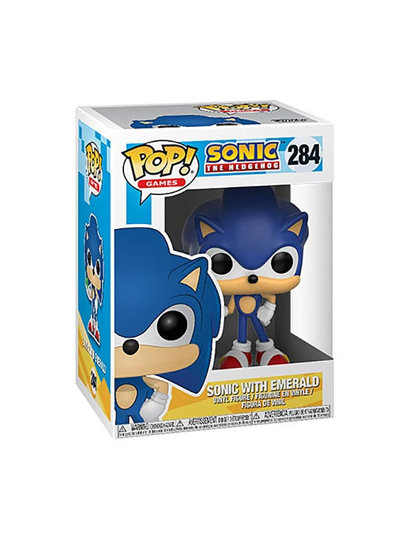Funko pop sonic the hedgehog sonic w-emerald 284