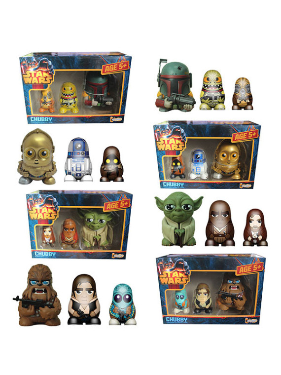 Figure chubbies star wars 9cm assortimento