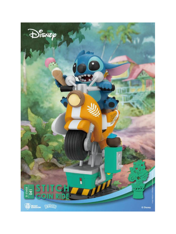 D-stage disney stitch coin ride 041