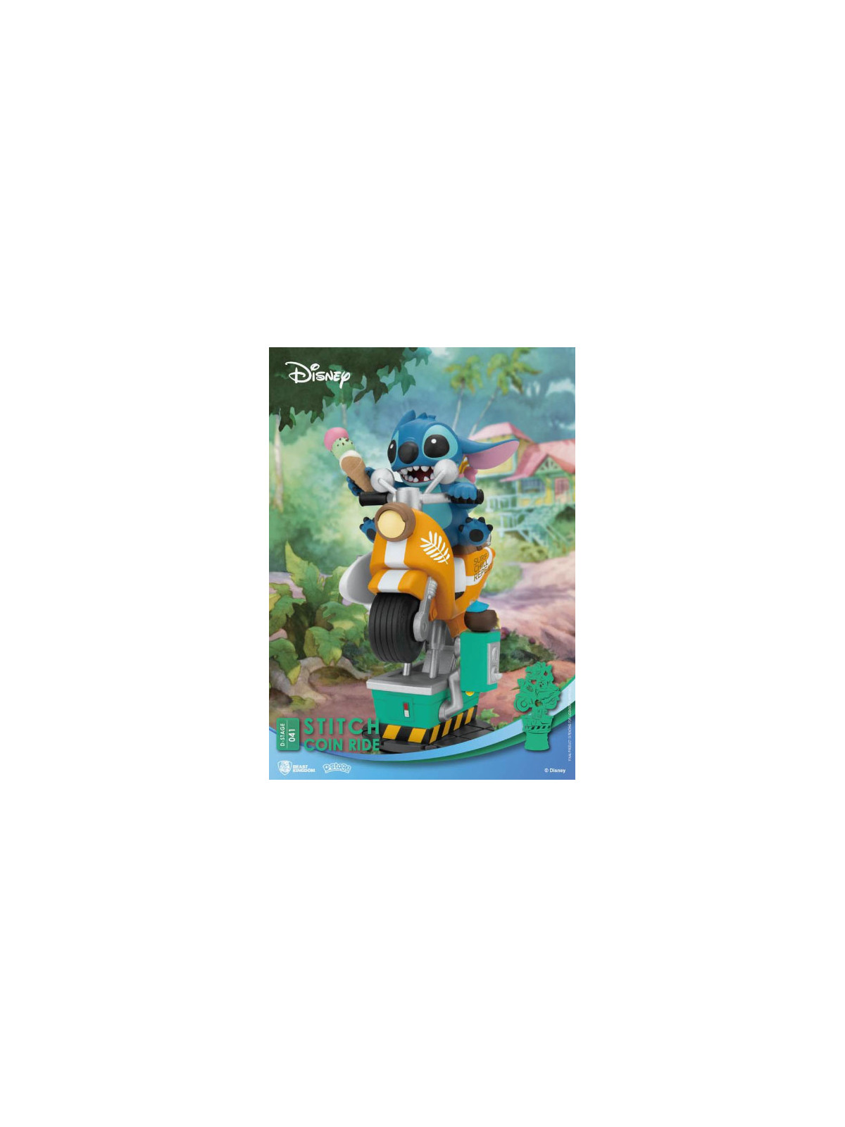 D-stage disney stitch coin ride 041