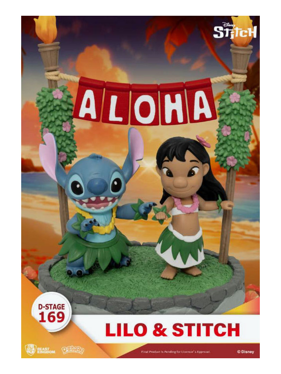 D-stage disney stitch & lilo aloha