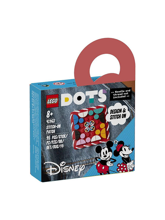 Dots patch stitch-on mickey mouse e minnie - 41963