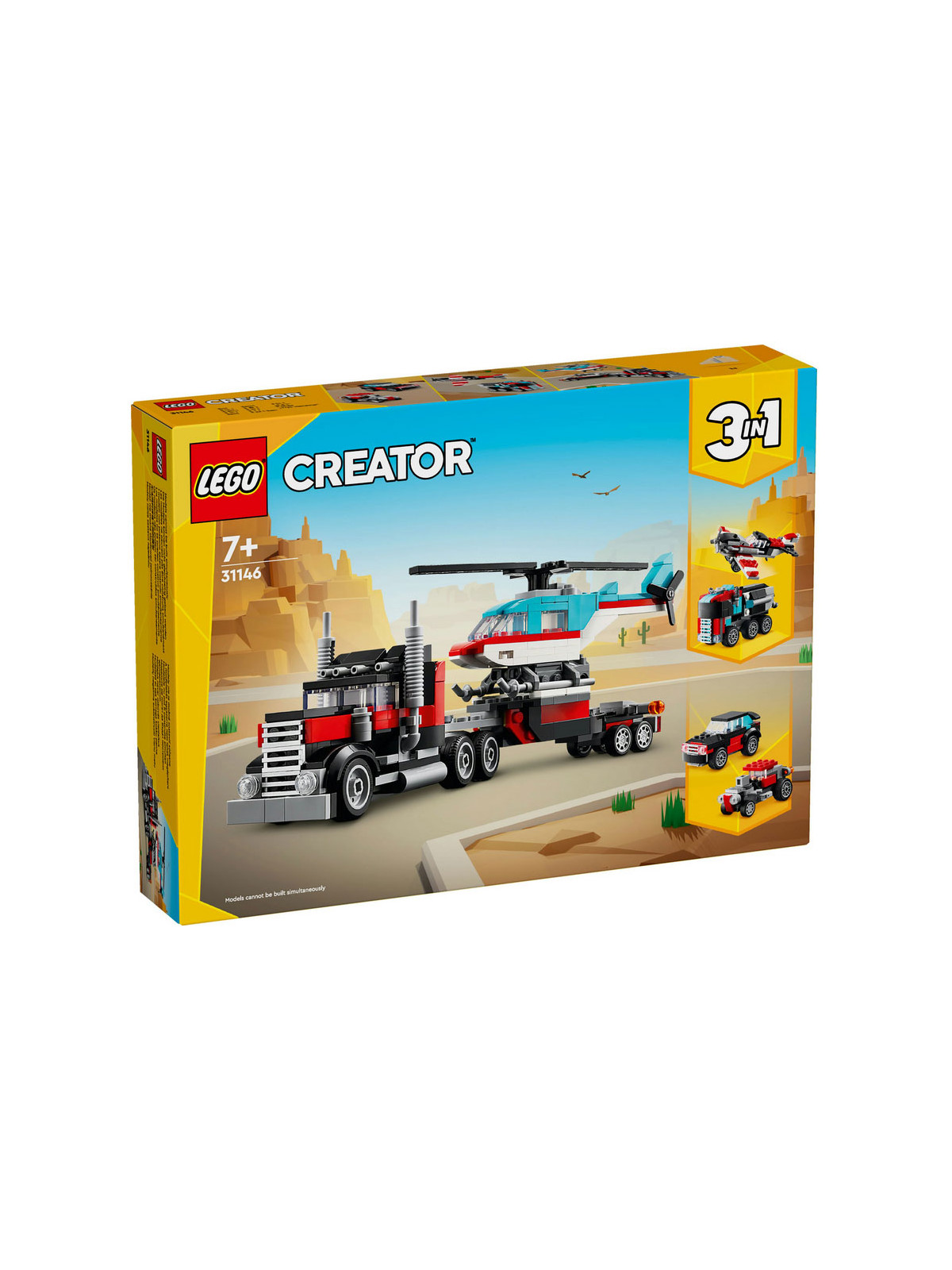Creator 3 in 1 autocarro con elicottero - 31146