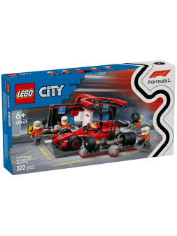 City pitstop e meccanici con monoposto ferrari f1 - 60443