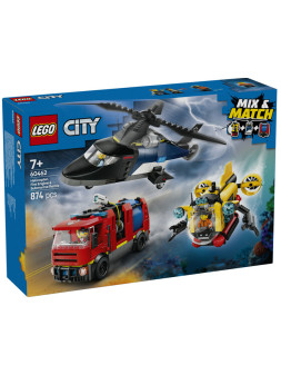 City great vehicles elicottero autopompa e sottomarino - 60462