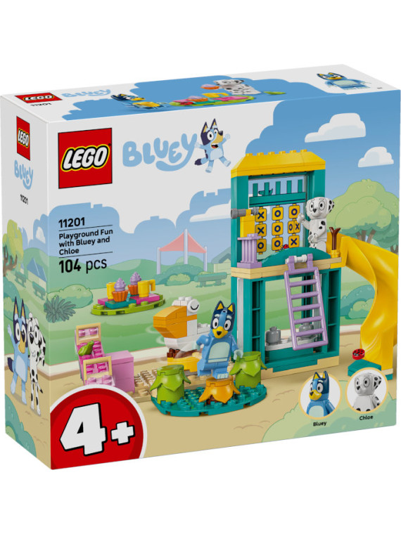 Bluey divertimento al parco giochi di bluey e chloe - 11201