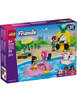 Friends pool party con unicorno e fenicottero - 42658