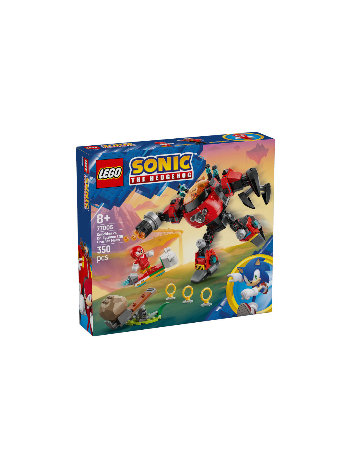 Sonic knuckles vs. il mech egg crusher del dr. eggman - 77005