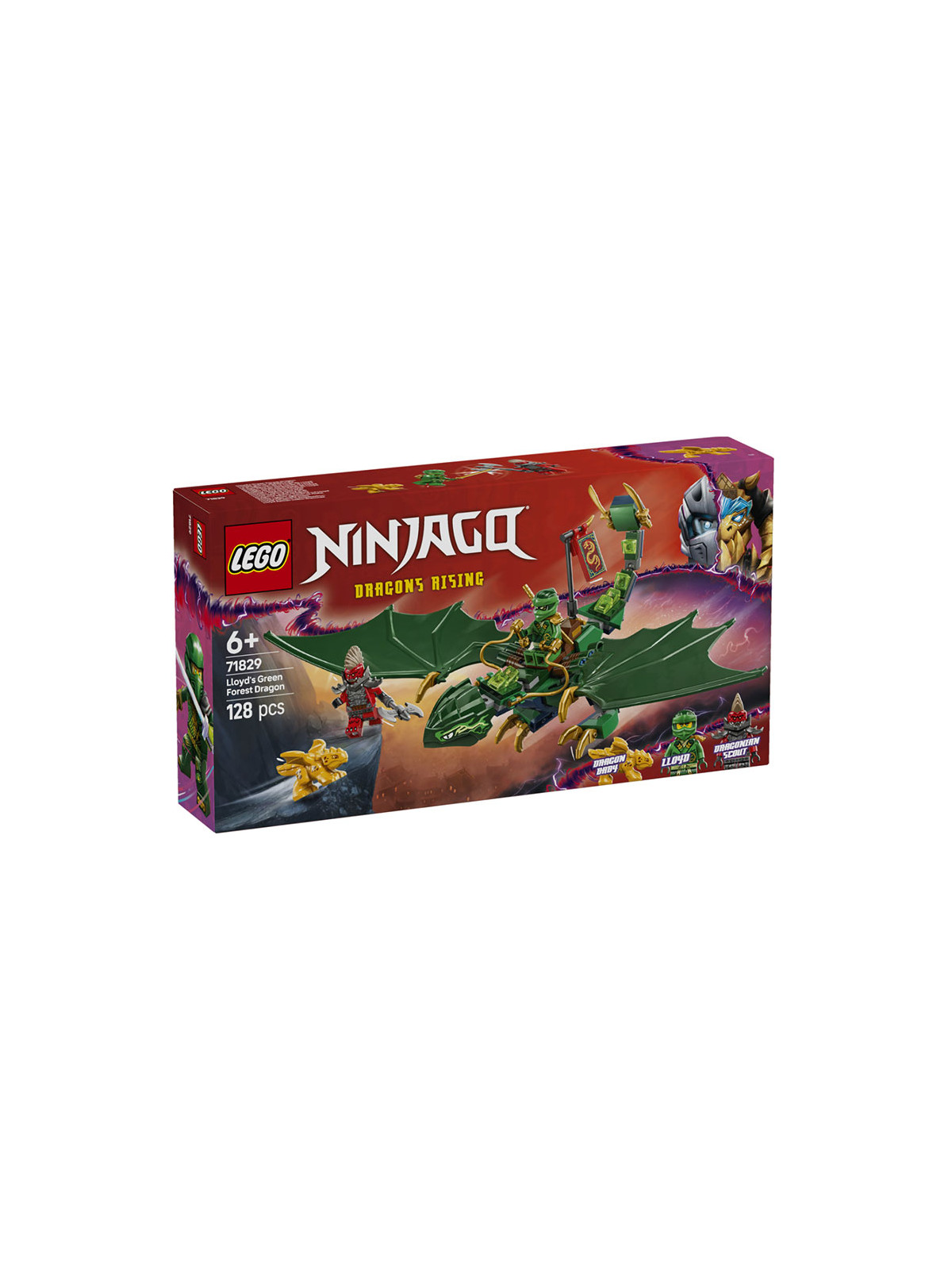 Ninjago drago della foresta verde di lloyd - 71829