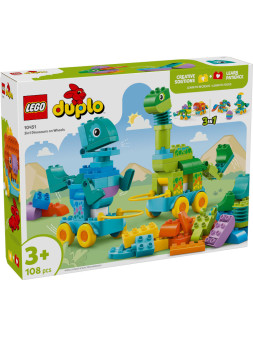 Duplo town dinosauri su ruote 3 in 1 - 10451