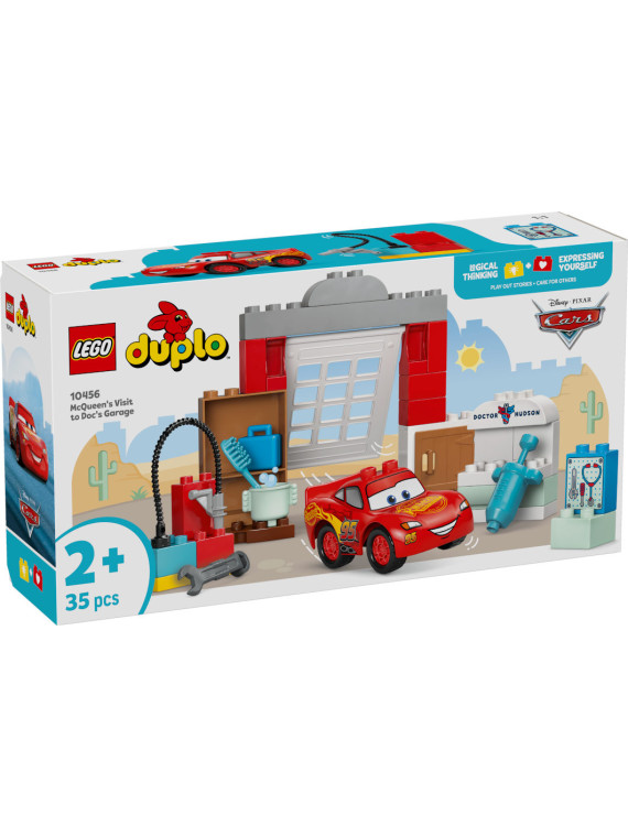 Duplo disney la visita di mcqueen all'officina di doc - 10456