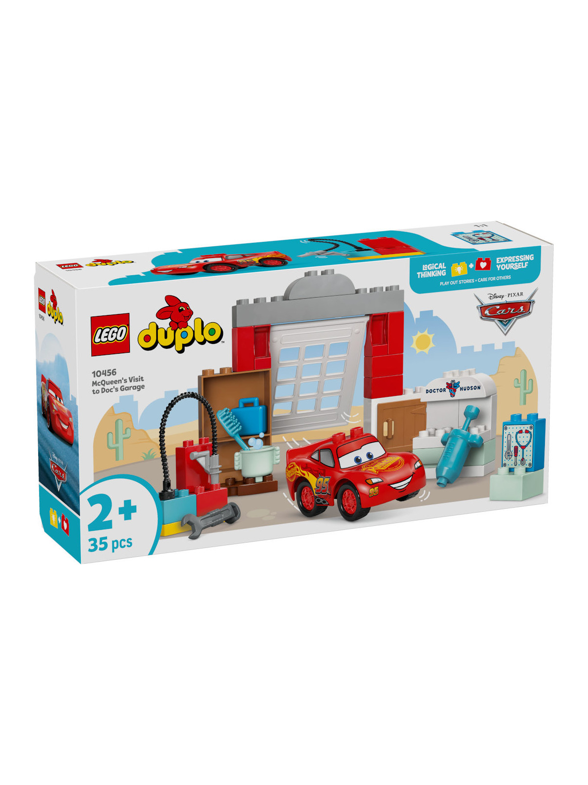 Duplo disney la visita di mcqueen all'officina di doc - 10456