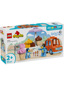 Duplo bluey visita alla gelateria di bluey - 10458