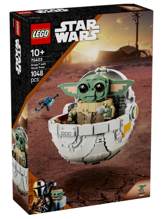 Star wars grogu e carrozzina - 75403