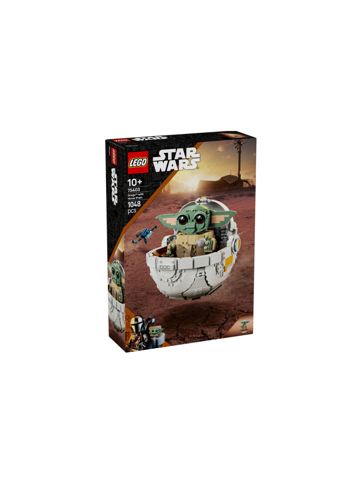 Star wars grogu e carrozzina - 75403