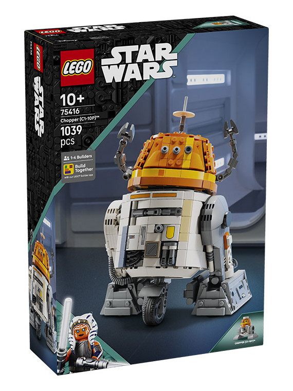 Star wars droide astromeccanico chopper (c1-10p) - 75416