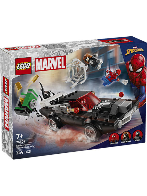 Marvel spider-man contro muscle car di venom - 76309