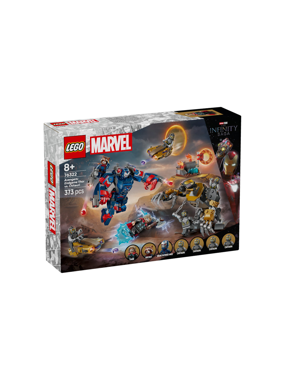 Super heroes marvel avengers: endgame thor vs chitauri - 76322
