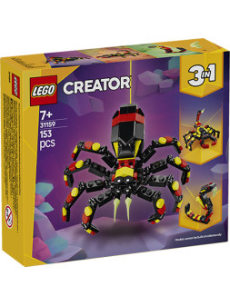 Creator 3 in 1 animali selvatici ragno trasformista - 31159