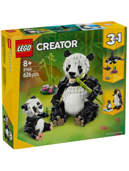 Creator 3 in 1 famiglie di animali panda - 31165