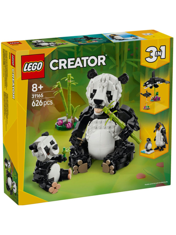 Creator 3 in 1 famiglie di animali panda - 31165