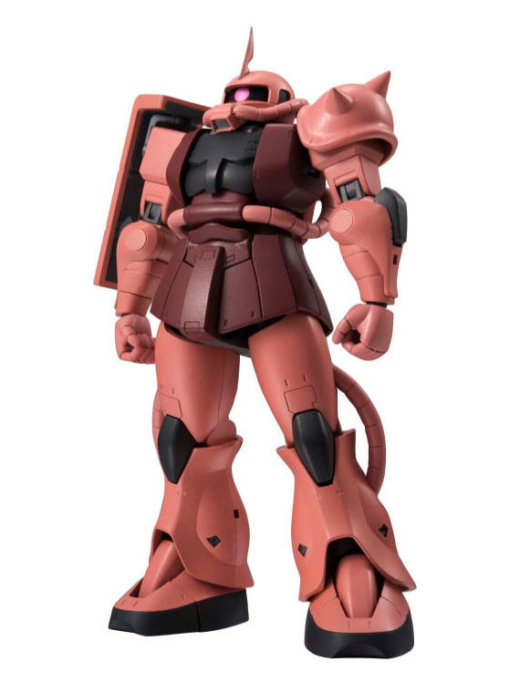 The robot spirits gundam ms-06s char's zaku ii char's custom