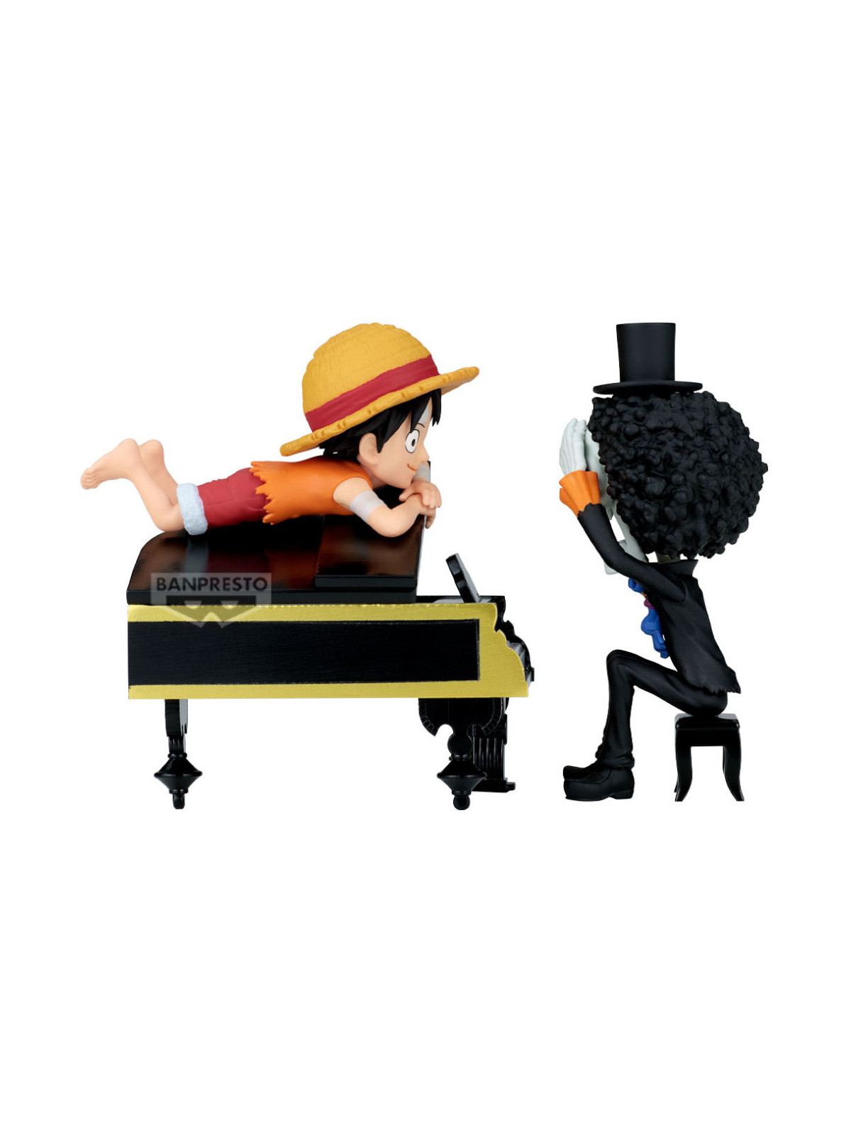 One piece world collectable figure monkey d. luffy & brook