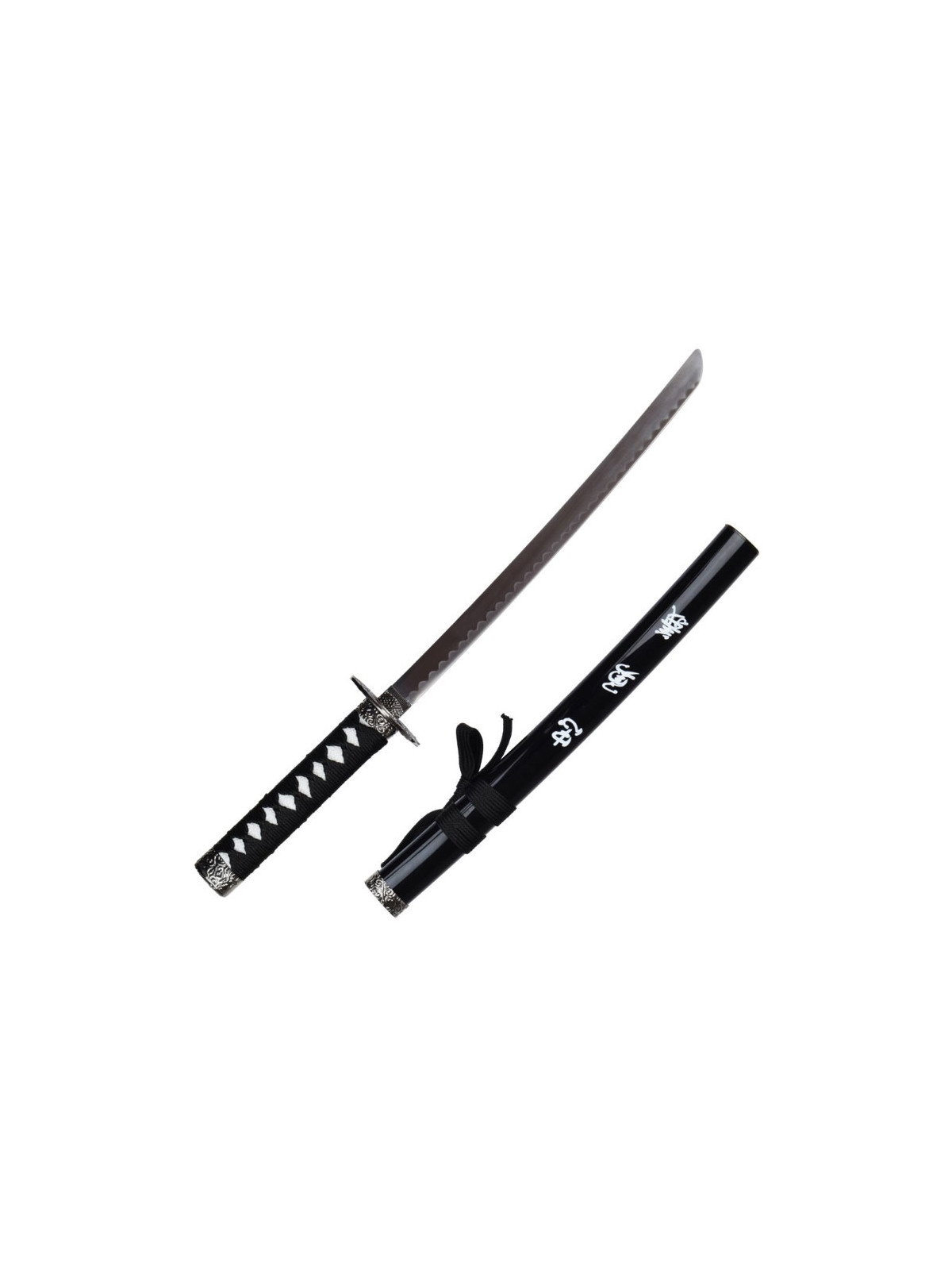 Katana mini non affilata ultimo samurai e supporto