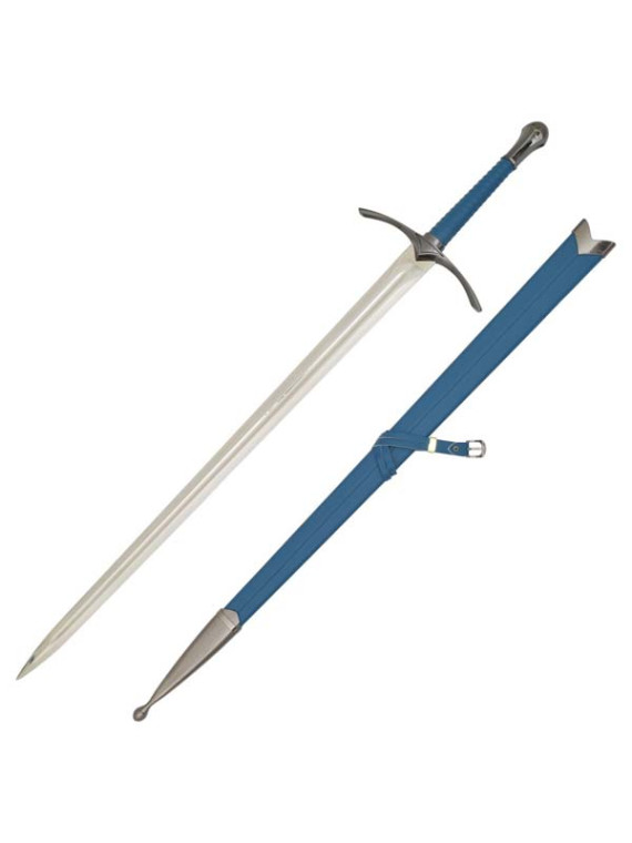 Spada non affilata il signore degli anelli blu glamdring