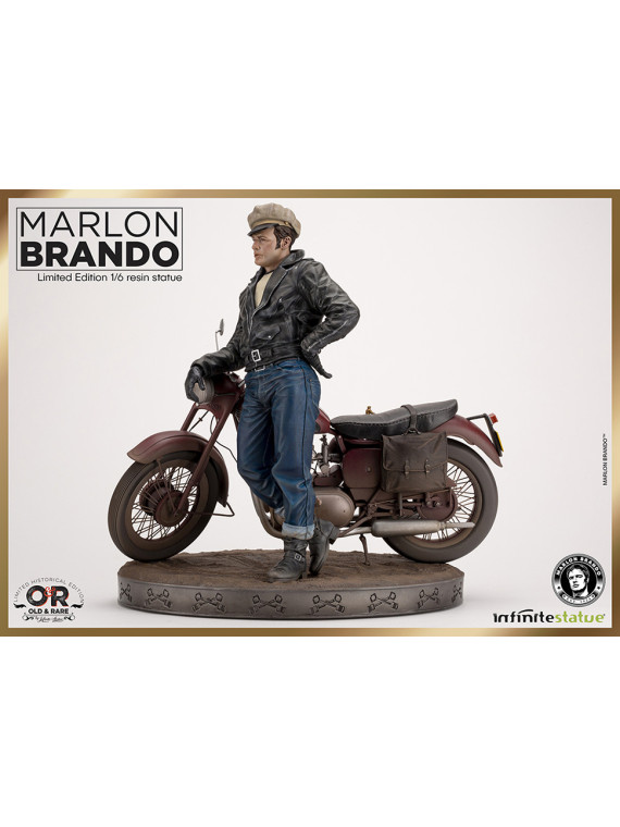 Infinite marlon brando with bike scala 1:6