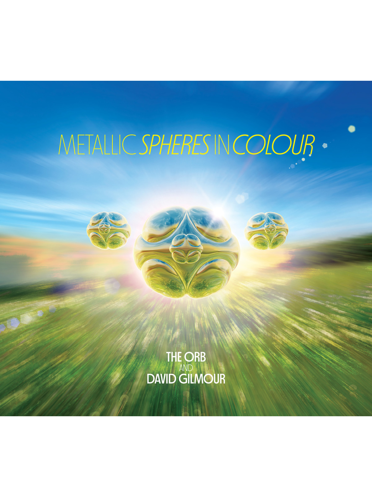Metallic spheres in colour