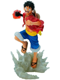 One piece monkey d. luffy red hawk attack