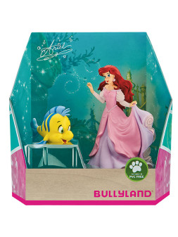 Bullyland disney la sirenetta ariel & flounder set 2 pack