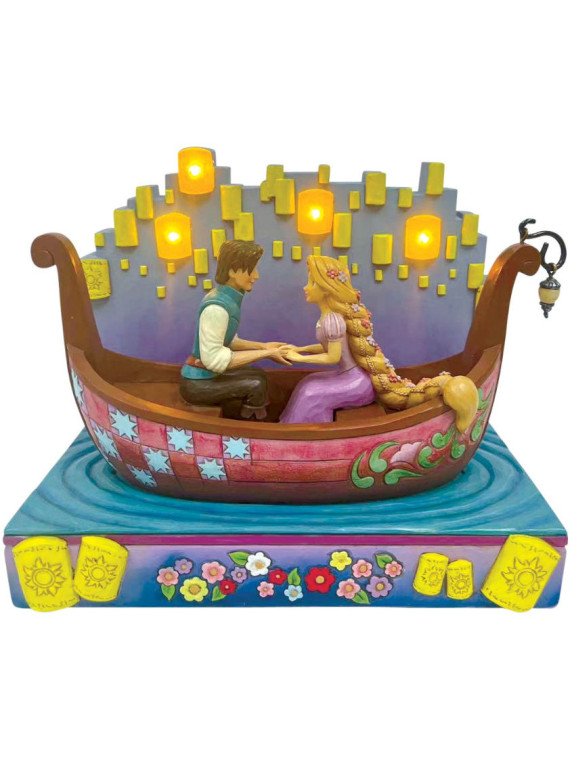 Disney rapunzel barca con luci